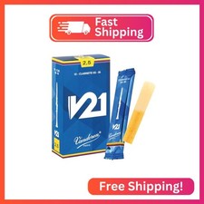 Vandoren CR8025 Bb Clarinet V21 Reeds Strength 2.5, Box of 10