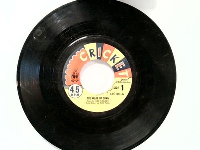 Bob Downes & Betsy Norman - The Wake Up Song / Stardust Lullaby 7'' 45RPM Cricket