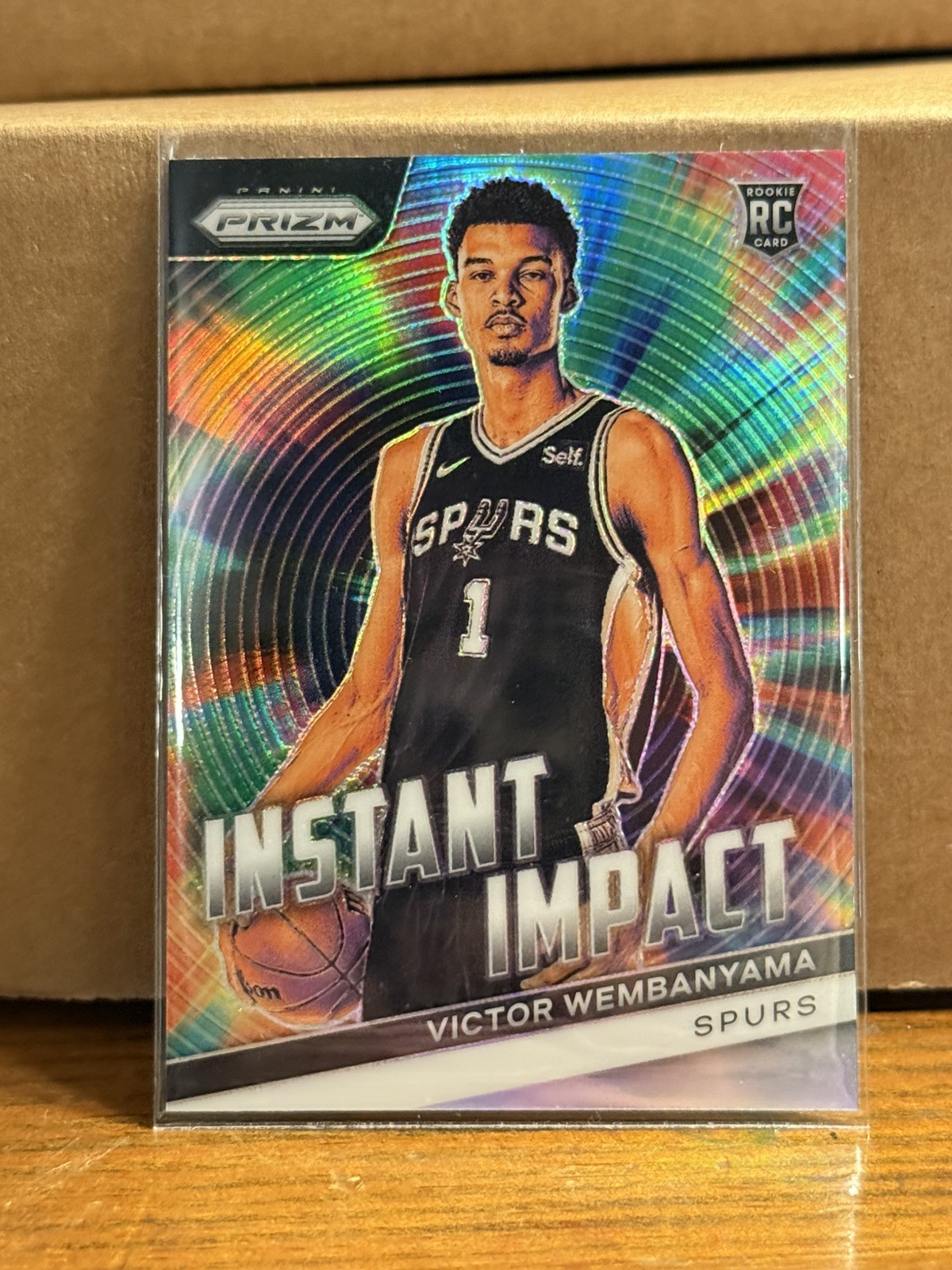 2023-24 Panini Prizm - Instant Impact Victor Wembanyama #3 Silver Prizm (RC)