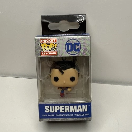 Funko Pocket POP! Superman DC Comics Vinyl Figure Keychain - New in Box