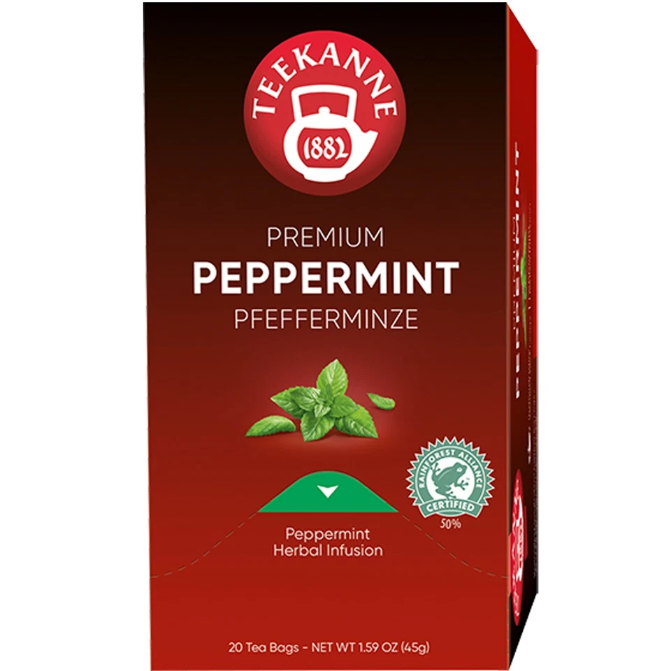 Teekanne Premium Pfefferminz Kräutertee naturbelassen erfrischend 45g - Bild 1 von 1