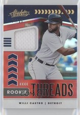 2020 Panini Absolute Rookie Threads Spectrum Red 34/99 Willi Castro #RT-WC u6m
