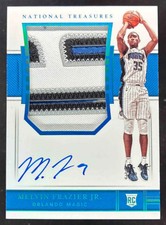 2018 National Treasures Rookie Patch Limited Blue Melvin Frazier Jr. RC Auto /3