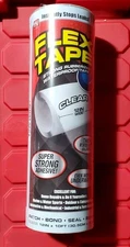 Flex Tape, 12 in x 10 ft, Clear, Original Thick Flexible Rubberized Waterproof