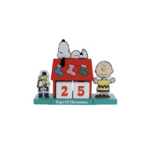 Peanuts Snoopy Charlie Brown Christmas Countdown Calendar Holiday New With Tag
