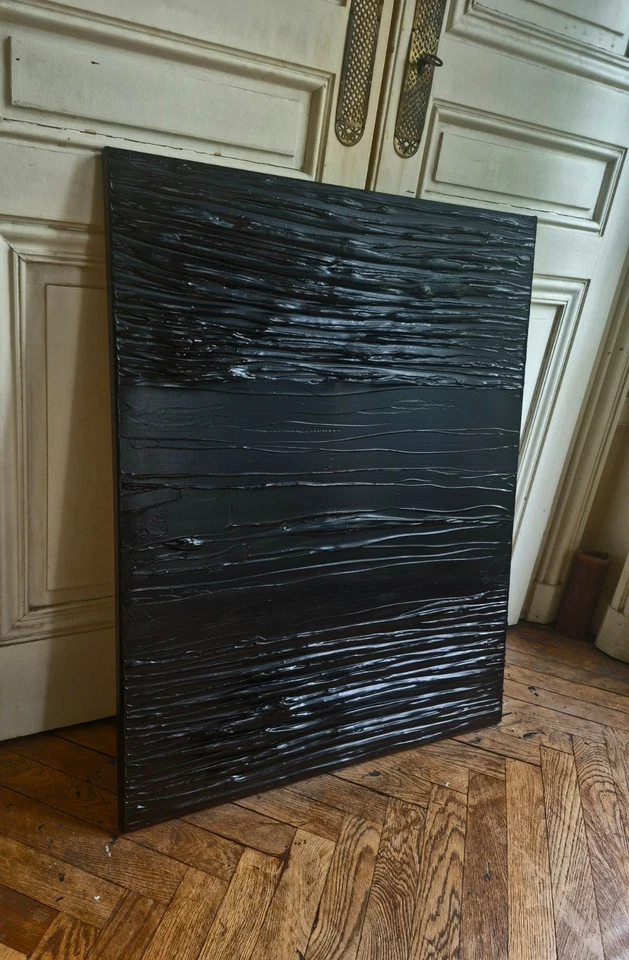 Bruno Cantais - HOMMAGE À SOULAGES - 89X116 - Photo 3/4