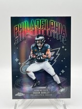 Saquon Barkley 2025 Topps Chrome All-Chrome Refractor Eagles #ACT-3