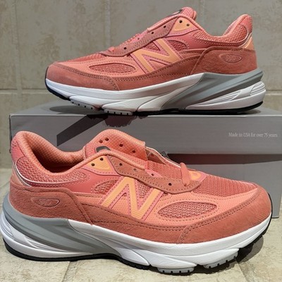 New Balance 990v6 Made in USA Salmon U990SR6 Men s 6D Sunrise Sneakers Shoes