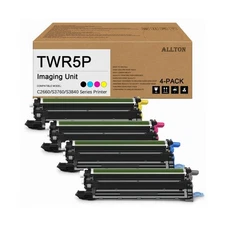 C2660 S3840 Drum Cartridge TWR5P Imaging Unit Replacement for Dell C2660dn C2...