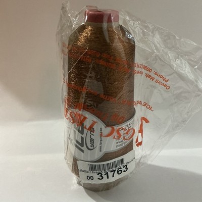 METALLIC Ice Thread Small Cone Bronze 125 Gr. Turkey