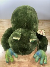 Aurora Frog Plush  50082 Frogie Green Stuffed Animal 18  New