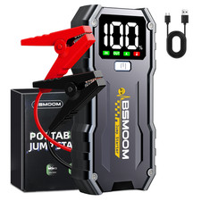 5000A Auto Starthilfe Jump Starter Ladegerät 12V KFZ Booster Powerbank BSMOOM