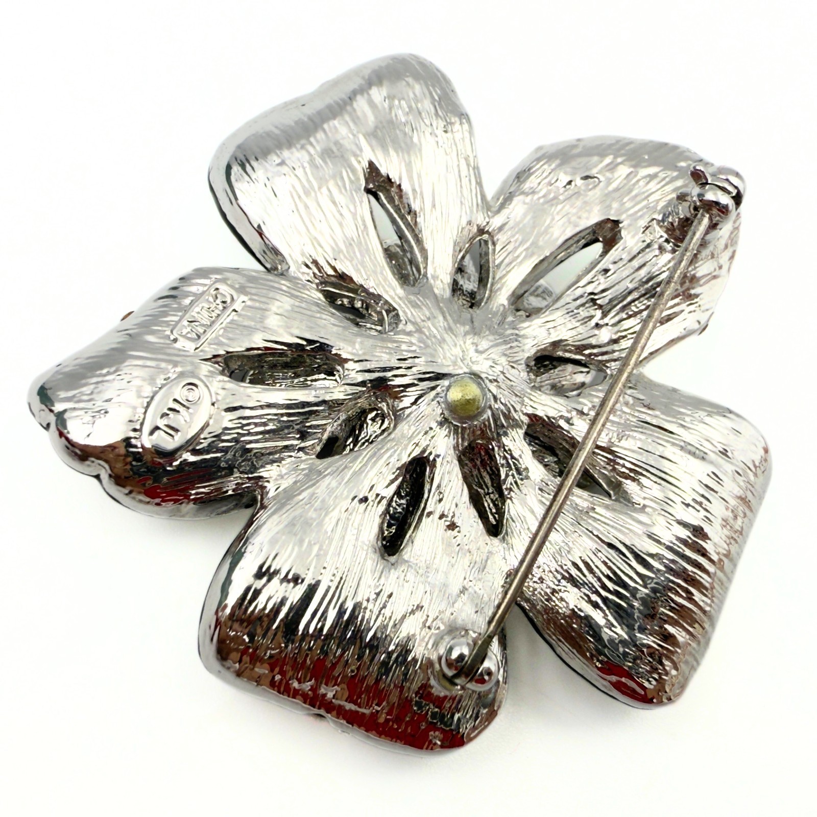 Kenneth Jay Lane Designer Signed Encrusted Pave R… - image 7