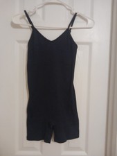 Princess Polly Black Ribbed Shorts- Bodysuit Women's Size 0