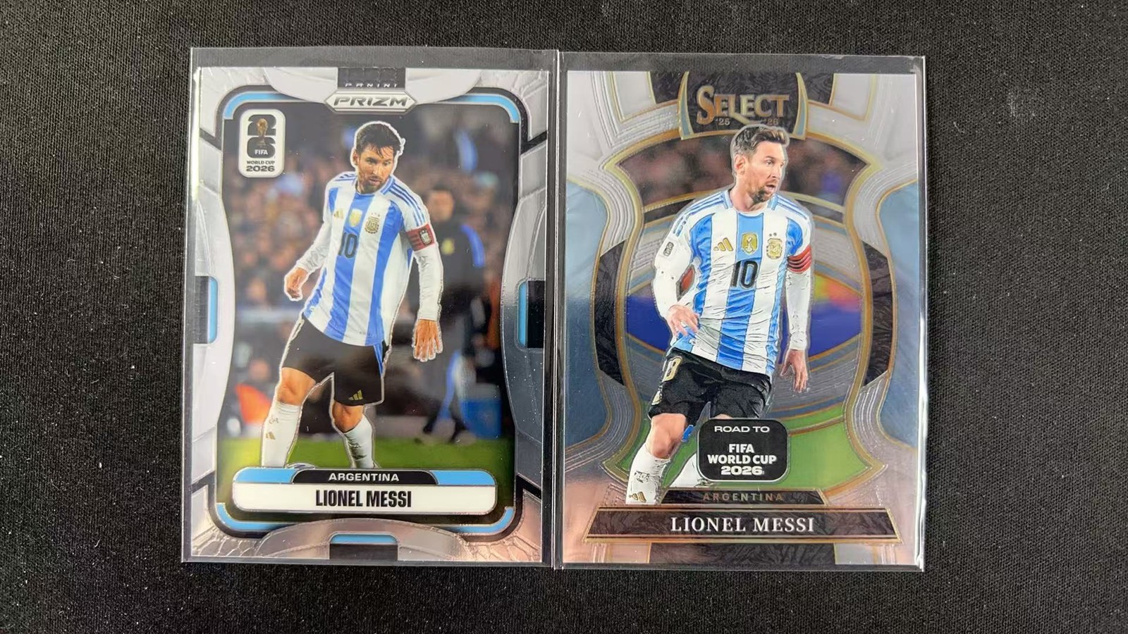 2026 Panini Prizm/Select FIFA World Cup Lionel Messi Base Lot 2