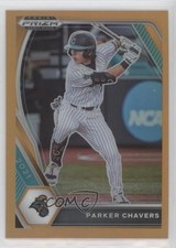 2021 Panini Prizm Draft Picks Neon Orange 43/50 Parker Chavers #PDP196 z6b