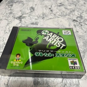 Nintendo 64DD Mario Artist Talent Studio N64 DD Rare Japan Game Complete