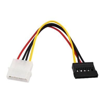 4Pin IDE to Power Line 1 to 1 Spitter Hard Disk Extension Converter