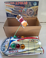 AMAZING VINTAGE NOMURA TM USA - NASA APOLLO B/O SPACE JAPAN 1969 LITHO BOX