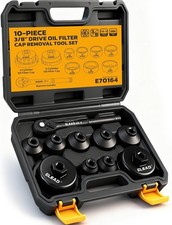 ELEAD 10-Piece Oil Filter Socket Wrench Set, 3/8" Drive Metric Cap Oil Filter Re