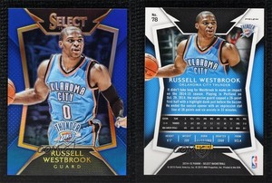 2014-15 Panini Select Concourse Blue Prizm /249 Russell Westbrook #78