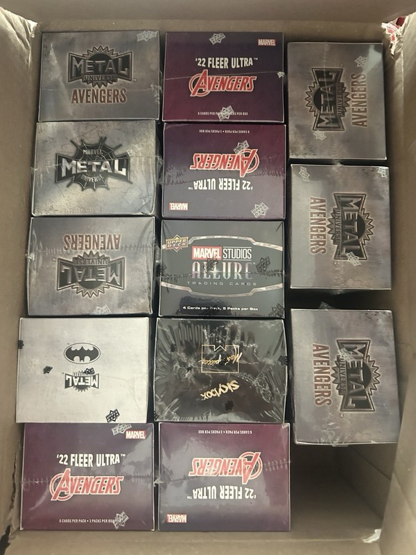 Upper Deck Marvel Blaster Lot Assorted x13 Avengers Fleer Skybox NEW! WOW