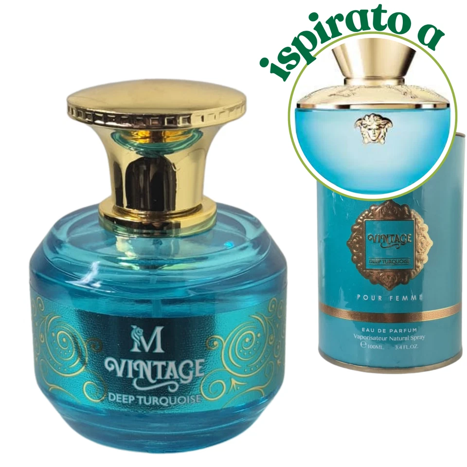 Profumo Donna VINTAGE DEEP Turquoise ml.100