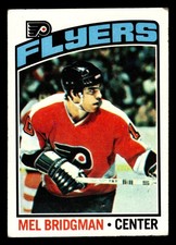 1976-77 Topps Mel Bridgman #26 - Philadelphia Flyers - VG