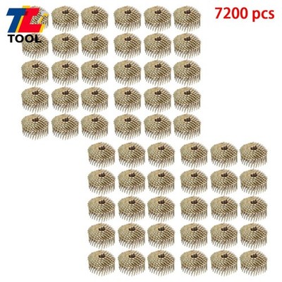 7200-Pack 1-3/4 Inch × 0.12 Inch 15 Degree Galvanized Coil Roofing Nail