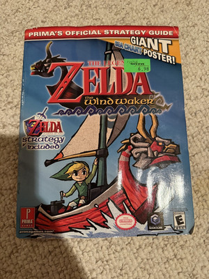 Legend Of Zelda Wind Waker Prima Strategy Guide Book Nintendo GameCube