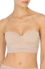 Natori 729154 Bliss Perfection Strapless Underwire Bra Sz 36B ($72) Cafe