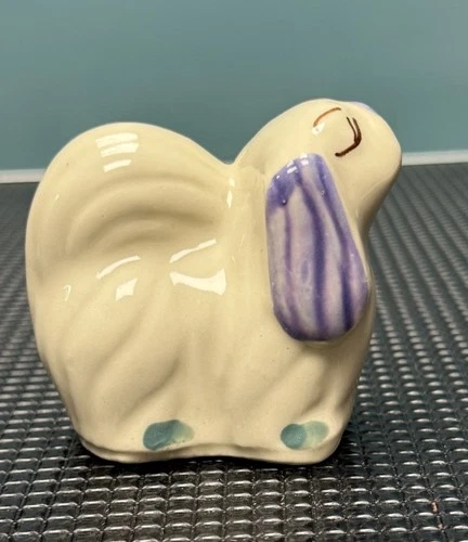 SHAWNEE POTTERY Vintage MCM Art Deco PEKINGESE Miniature Dog Figurine Original