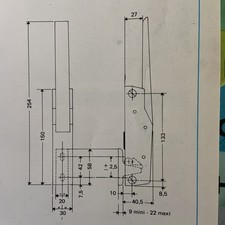 Fermod 790CP Latch (non-locking)