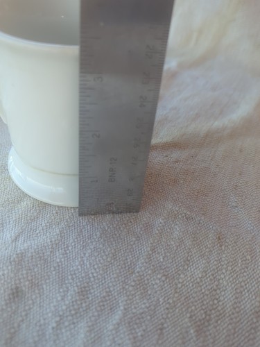 Decorative Ceramic Porcelain Shaving Mug Pink Florals On White Vintage - Picture 6 of 6