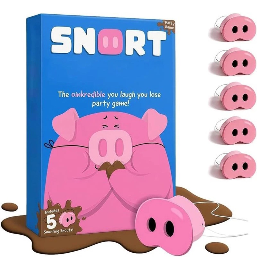 2026 Pig Snout Game Funny You Laugh You Lose Party Game