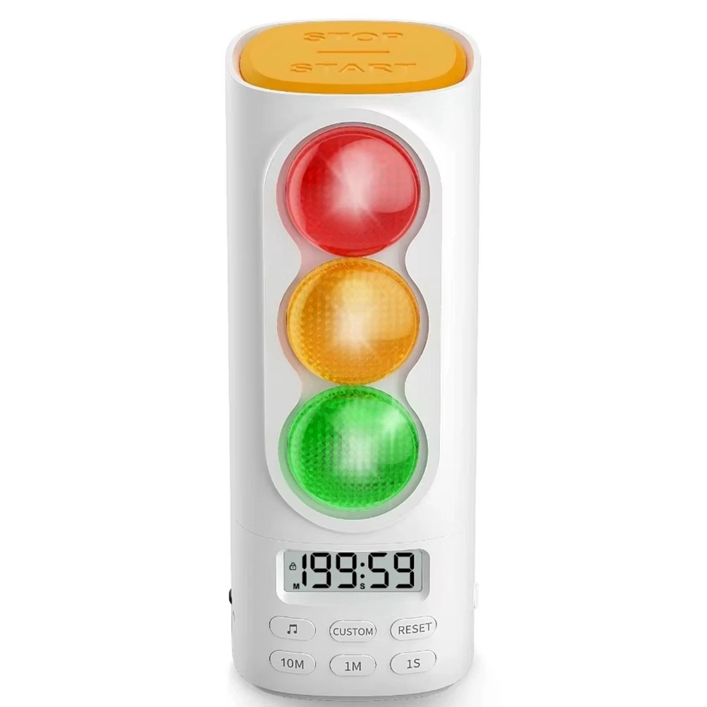 Visual Timer for Kids with Traffic Light Function, Audio, Digital LCD Display 9511
Opens in a new wi
