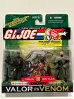 GI Joe Valor Vs Venom Snake Eyes W/Timber & Swamp Rat Ninja Battles 2005