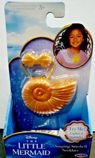 Necklace The Little Mermaid Ariel Seashell Singing Light-Up Feature NEW NIB