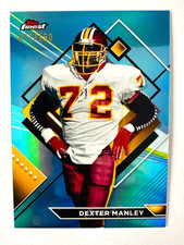 2023 Topps Finest Composite Dexter Manley BLUE Refractor SP #/150 Redskins!