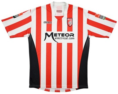 O'Neills 2008-09 DERRY CITY SHIRT TRIKOT L