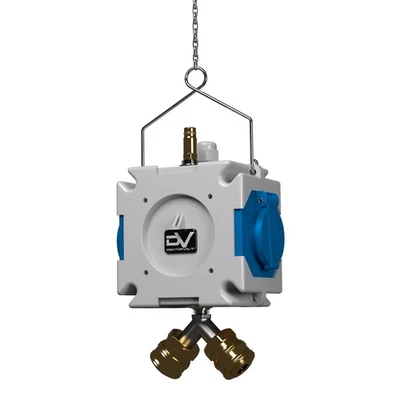 Energiewürfel Stromverteiler mDV 2x230V/16A für Druckluft 8mm Doktorvolt 2749 - Bild 1 von 4