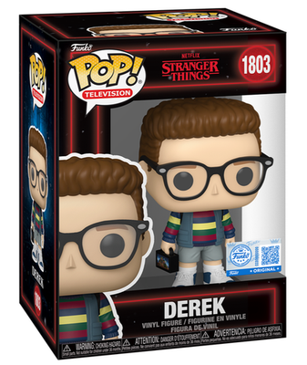 ストレンジャーシングス Funko pop #1803 Derek新品未開封 Funko Pop! Derek Turnbow #1803 Stranger Things Exclusive +