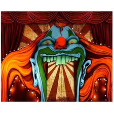 Creepy Clown Birthday Party Background