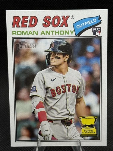 Roman Anthony RC 2026 Topps Heritage Base Rookie Card Boston Red Sox