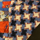 VTG Handmade Mickey Mouse & Co. Themed Print Patch Work Sewn Baby Quilt 35x45” — photo 2