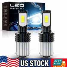 1156 7506 Strobe Blinking Flashing LED Reverse Backup Light Bulbs White 6000K