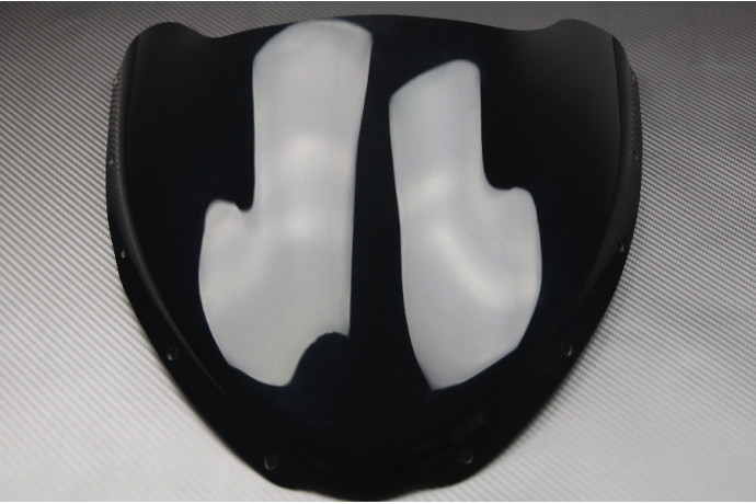 Saute-vent de précision en PVC noir pour moto MV Agusta F4