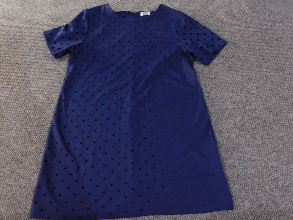 Vestido Old Navy Grande Púrpura Cremallera Mujer Línea A Lunares Poliéster Foto 2 de 4