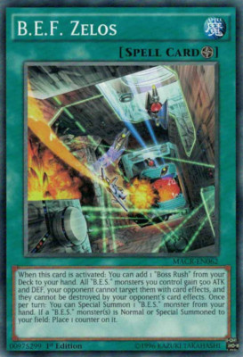  1x B.E.F. ZELOS - MACR-DE062 - 1.Edition - Yu-Gi-Oh! - GERMAN - NM - COMMON 