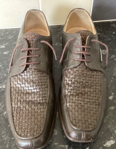 Versace Herren brauner eleganter Schuh, Größe 45, schöner Zustand, Schnäppchen!,